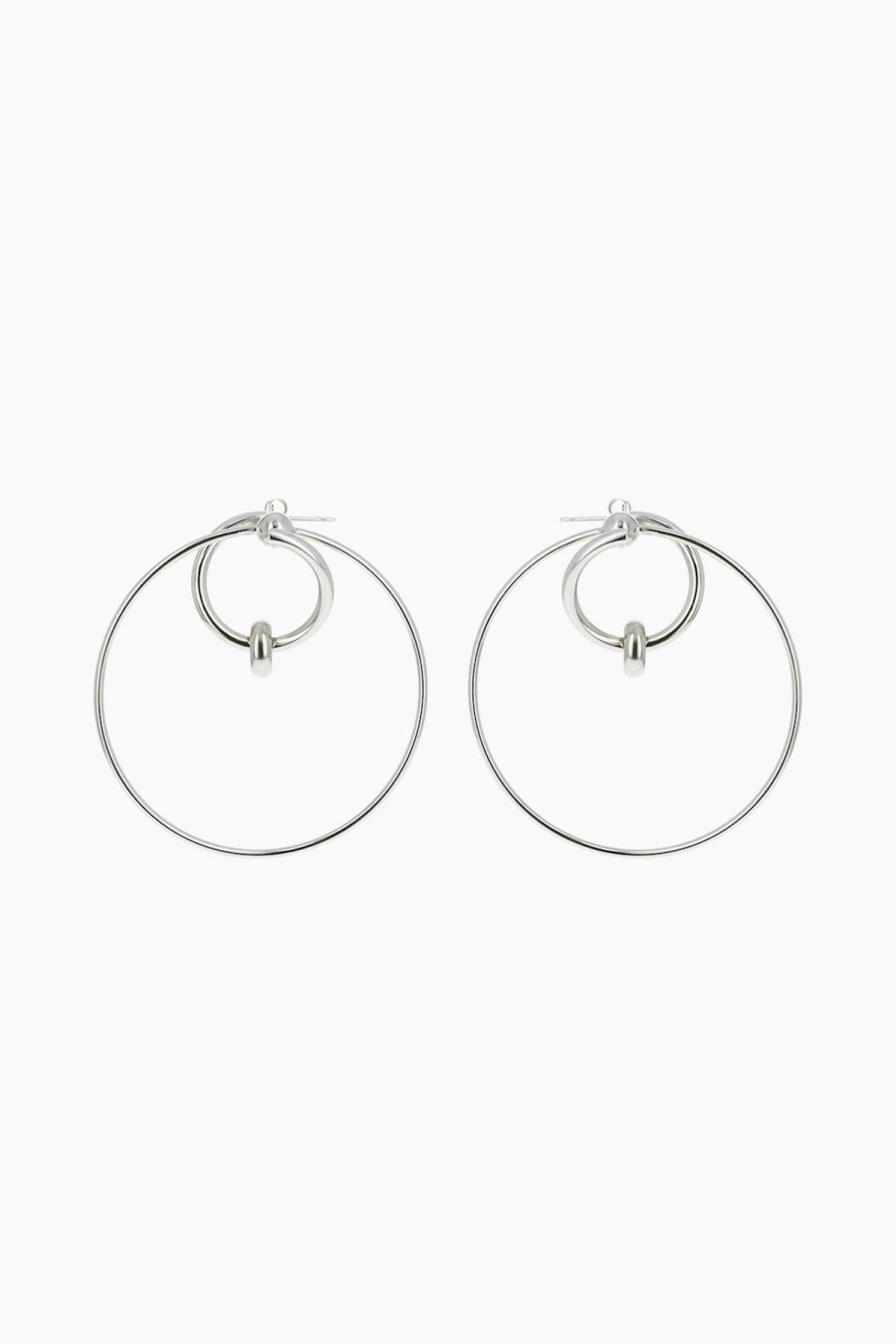 Bijoux Justine Clenquet  | Boucles D'Oreilles Eva Palladium